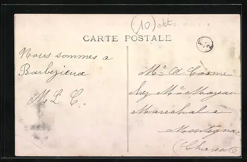 AK Roullet, Quartier des Postes et telegraphes