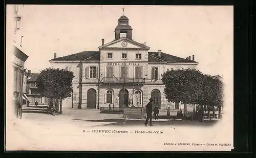 AK Ruffec, Hotel-de-Ville, Facade