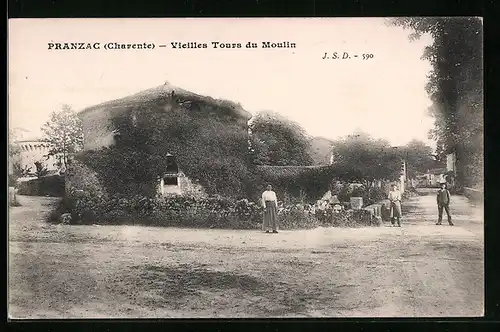 AK Pranzac, Vieilles Tours du Moulin