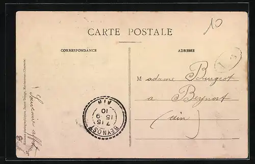 AK Salles-Lavalette, Place de l'Eglise