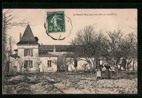 AK Salles-Lavallette, le Moulin Neuf