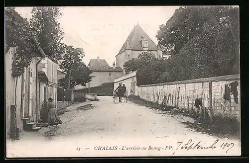 AK Chalais, l'Arrivée au Bourg