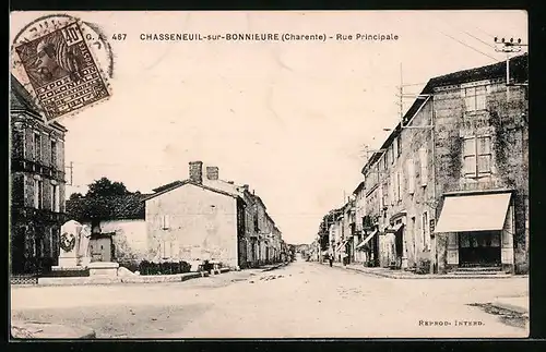 AK Chasseneuil-sur-Bonnieure, Rue Principale