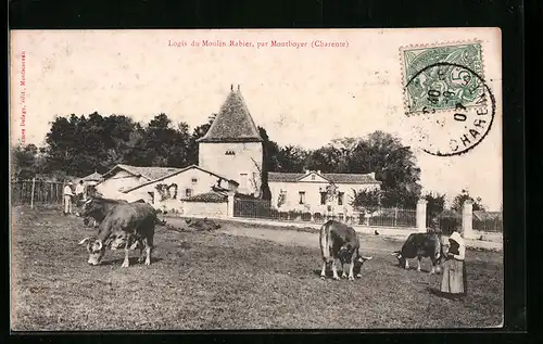 AK Montboyer, Charente, Logis du Moulin Rabier