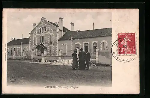 AK Montbron, Charente, Hopital, facade