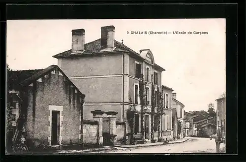 AK Chalais, Charente, L`Ecole de Garcons
