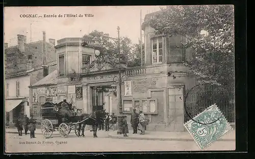 AK Cognac, Entree de l`Hotel de Ville