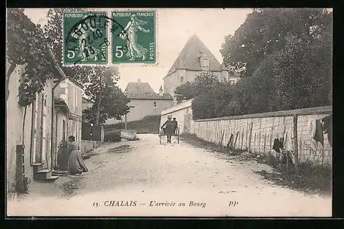 AK Chalais, L`Arrivee au Bourg
