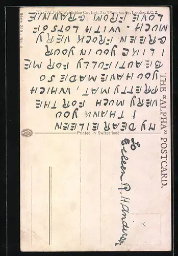 AK Papageienpaar auf einem Ast