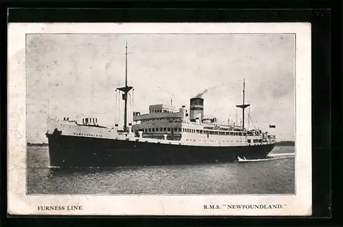 AK R.M.S. Newfoundland in voller Fahrt