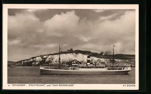AK Passagierschiff Crijnssen at Dover