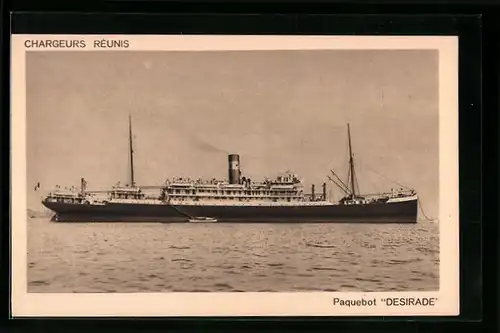AK Paquebot Desirade auf hoher See
