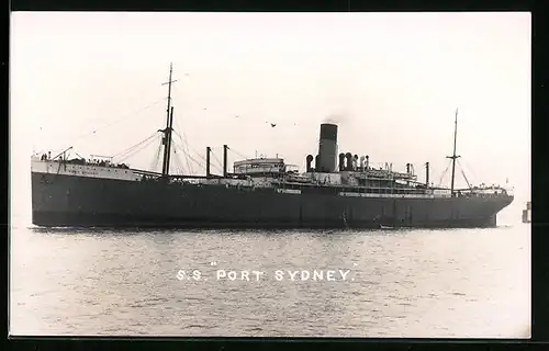 AK S.S. Port Sydney auf hoher See