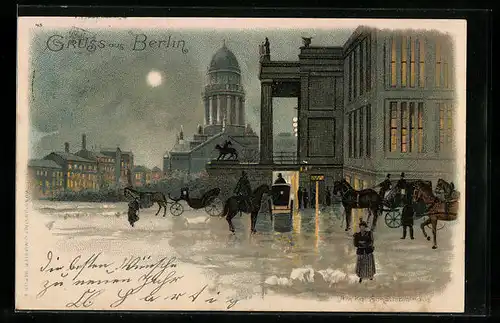 Mondschein-Lithographie Berlin, Am Kgl. Schauspielhaus