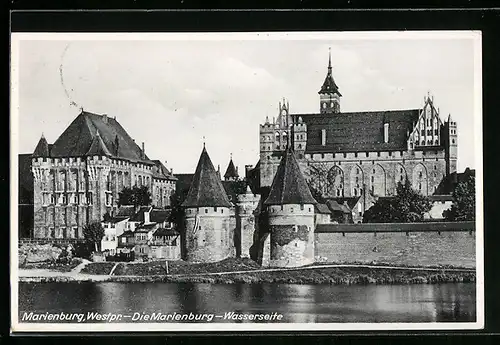 AK Marienburg, Die Marienburg, Wasserseite