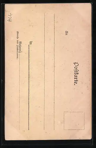 AK Leo Tolstoi, Portraitzeichnung