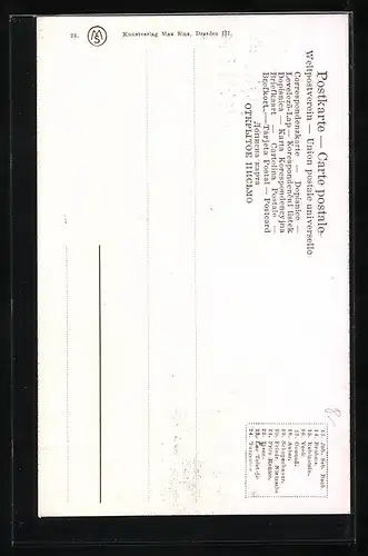 AK Turgeniew, Portrait des Dichters