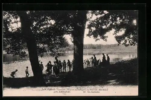 AK Petit-Muret, La Colonie de Vacances