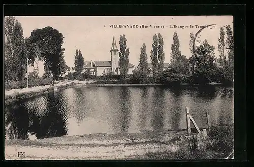 AK Villefavard, L`Etang et le Temple