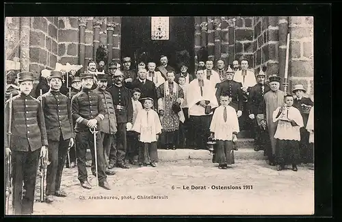 AK Le Dorat, Ostensions 1911