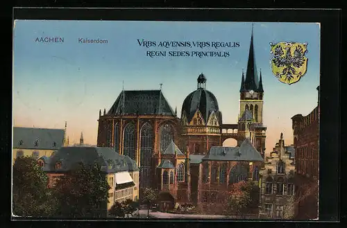 AK Aachen, Kaiserdom, Wappen