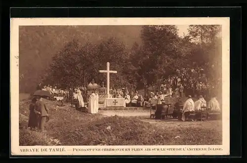 AK Tamiè, Abbaye de Tamié, pendant une Ceremonie