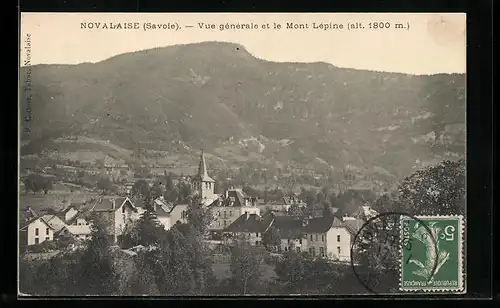 AK Novalaise, Vue generale et le Mont Lépine