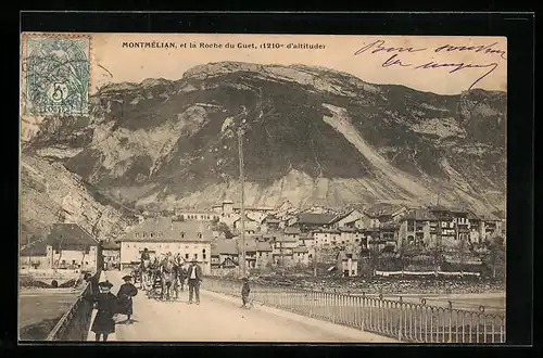AK Montmélian, Montmélian et la Roche du Guet