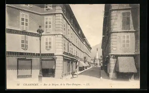 AK Chambéry, Rue de Boigne, de la Place Octogone