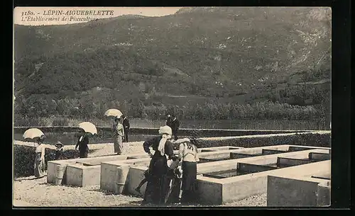 AK Lépin-Aiguebelette, L`Établissement de Pisciculture