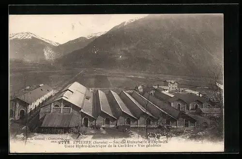 AK Épierre, Société Universelle d`Explosifs, Usine Hydro-Electrique de la Corbière - Vue generale