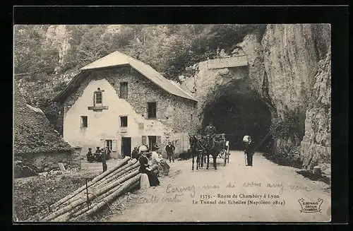 AK Les Échelles, Le Tunnel des Échelles