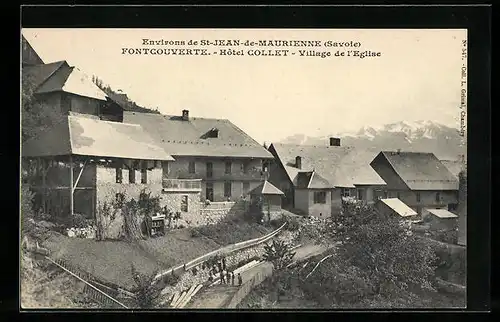 AK Fontcouverte, Hotel Collet, Village de l`Eglise
