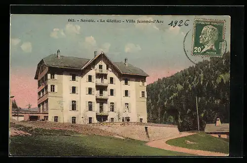 AK La Giettaz, Villa Jeanne-d`Arc