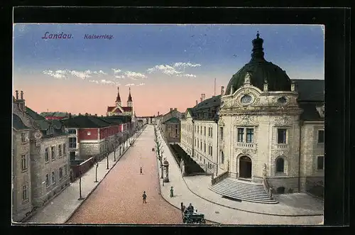 AK Landau, Kaiserring-Strasse