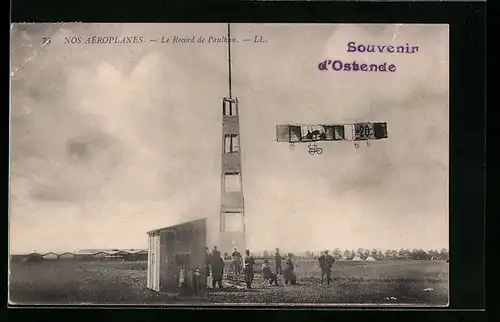 AK Nos Aeroplanes, Le Record de Paulhan
