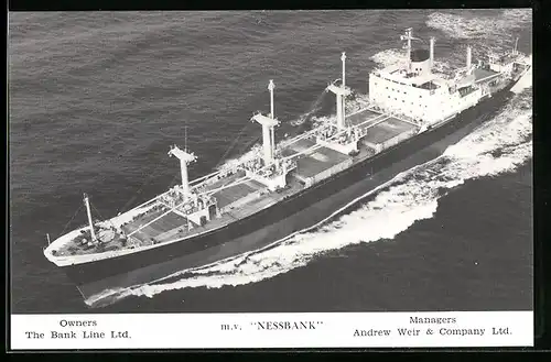 AK Handelsschiff MV Nessbank, Fliegeraufnahme