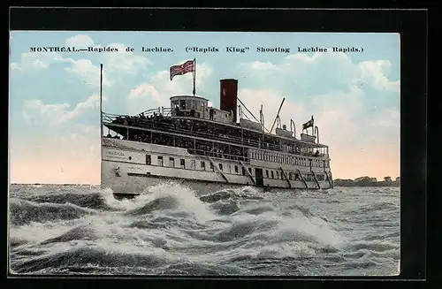 AK Montreal, Rapides de Lachine, Dampfer Rapids King