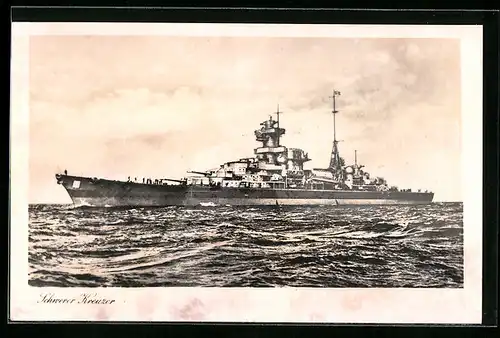 AK Schwerer Kreuzer der Kriegsmarine