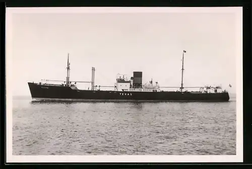 AK Handelsschiff M.S. Texas auf hoher See