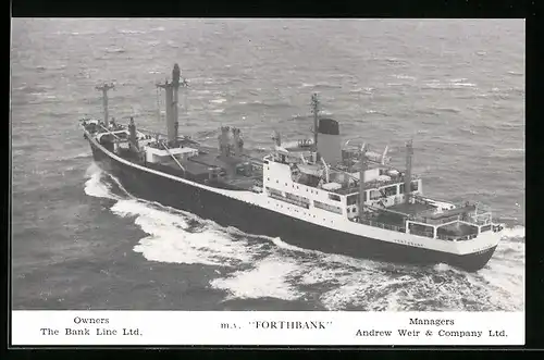 AK Handelsschiff MV Forthbank, The Bank Line Ltd.