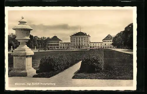 AK München, Kgl. Schloss Nymphenburg