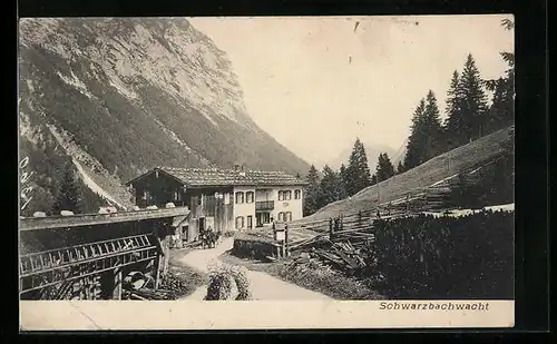 AK Ramsau, Gasthaus Schwarzbachwacht