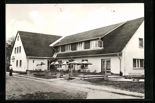 AK Zingst /Kr. Ribnitz-Damgarten, Ferienobjekt des VEB Harzer Holzbearbeitungswerke Ilsenburg