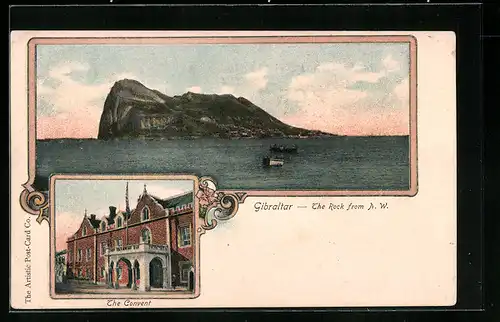 AK Gibraltar, The Rock from N. W., The Convent