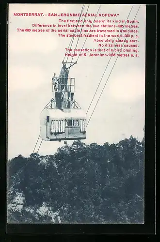 AK Montserrat, San Jeronimo Aerial Ropeway