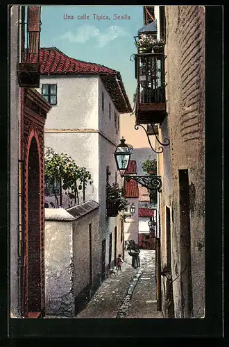 AK Sevilla, Una calle Tipica