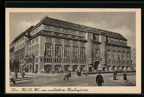 AK Berlin, Kaufhaus des Westens KaDeWe, Tauentzienstrasse