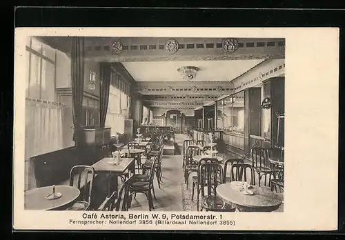 AK Berlin, Café Astoria, Potsdamerstrasse 1