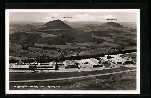 AK Hornberg, Flugzeugaufnahme des Fliegerlagers